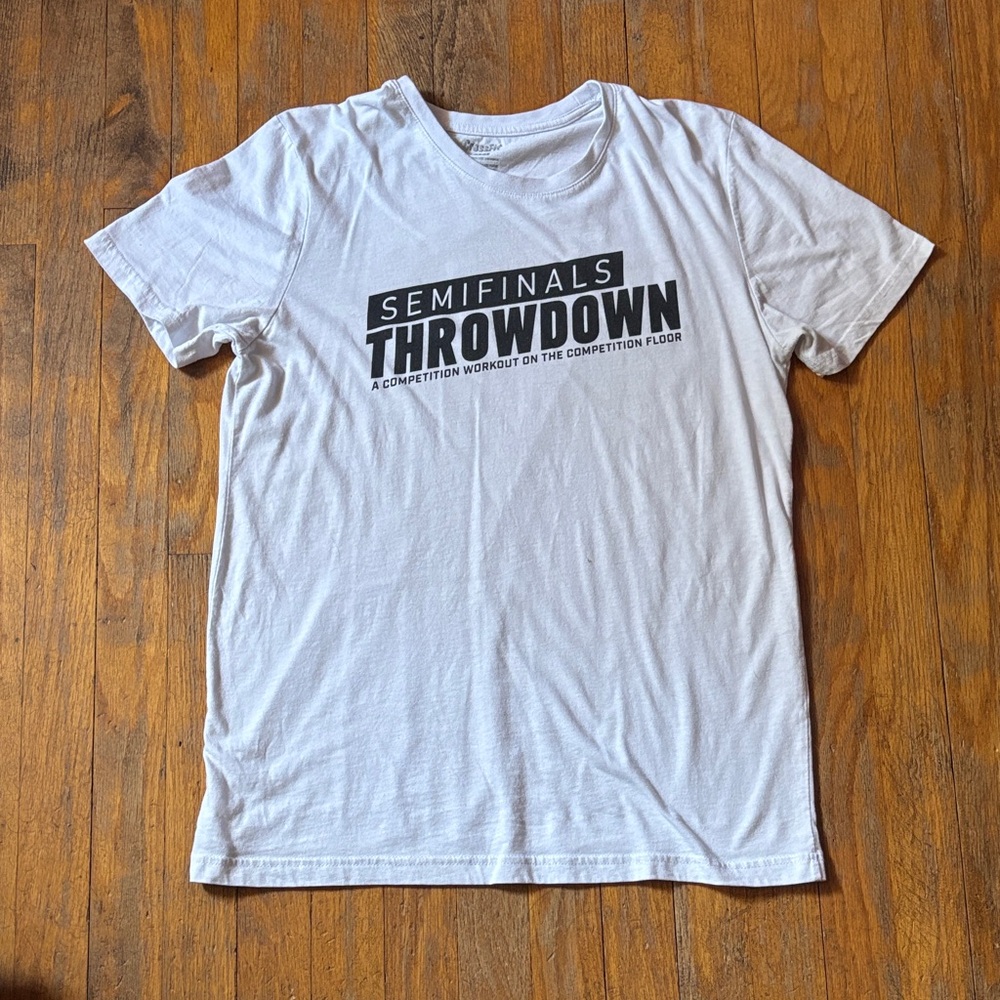Semifinals Throwdown White Men's Tee